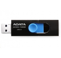 ADATA Flash Disk 128GB UV320, USB 3.1 Dash Drive, černá/modrá