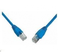 Solarix Patch kabel CAT5E SFTP PVC 2m modry snag-proof