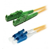 Duplexní patch kabel SM 9/125, OS2, E2000(APC)-LC(PC), LS0H, 20m