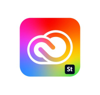 Adobe Creative Cloud for teams All Apps with Adobe Stock MP ML (+CZ) COM NEW 1 User, 12 Months, Level 3, 50-99 Lic