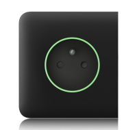 Ajax  SideCover (smart) - Boční kryt zásuvky, horizontální, černá