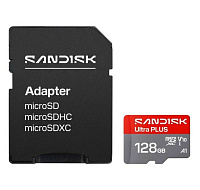 Sandisk Ultra PLUS micro SDXC karta 128GB UHS-I, V10, U1, C10, (200MB/s)