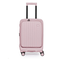 ACER Barcelona Luggage 20", světle růžový , pevný cestovní kufr, materiál: 100% recyklovaný PET, TSA kombinační zámek, p