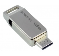 GOODRAM Flash Disk 128GB ODA3, USB 3.2, stříbrná