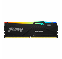 KINGSTON DIMM DDR5 8GB 6000MT/s CL40 FURY Beast Černá RGB