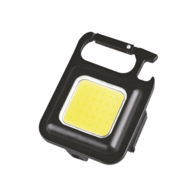 HM Müllner UL6 6W LED COB mini nabíjecí svítilna přívěšek s otvírákem