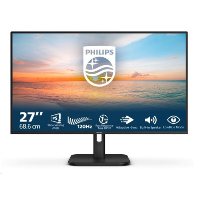 Philips MT 27" 27E1N1200A - 1920x1080,IPS,120Hz,D-Sub,HDMI,DP,Repro
