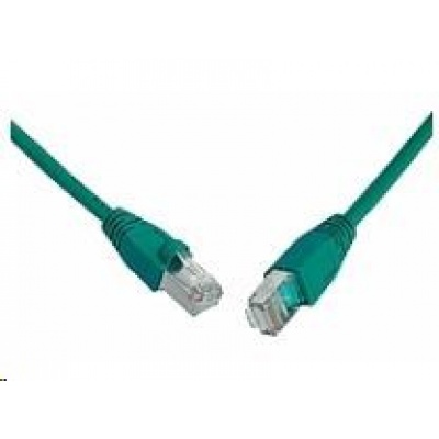 Solarix Patch kabel CAT6 SFTP PVC 1m zeleny snag-proof