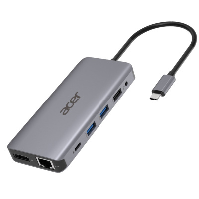 ACER 12v1 Type C dongle: 2 x USB3.2, 2 x USB2.0, 1x SD/TF, 2 x HDMI, 1 x PD, 1 x DP, 1 x RJ45, 1 x 3.5 Audio