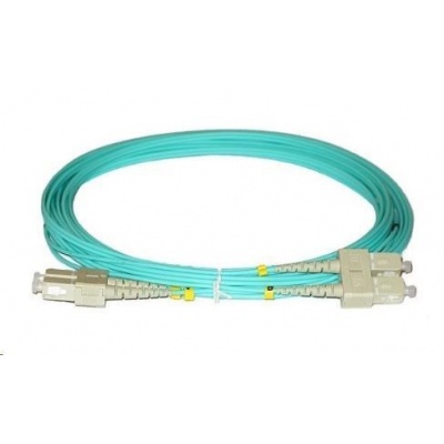Duplexní kabel 50/125, OM3, SC-SC, 1m