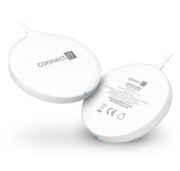 CONNECT IT MagSafe Wireless Fast Charge bezdrátová nabíječka, 15 W, bílá