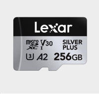 Lexar microSDXC Professional SILVER Plus UHS-I/U3/A2/4K R205/W150 (V30) 256GB