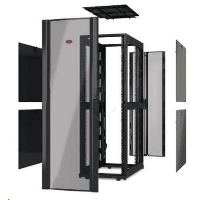 APC NetShelter SX 48U 750mm Wide x 1200mm Deep Enclosure Without Doors, Black