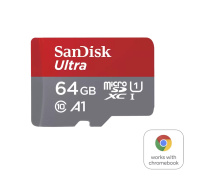 SanDisk MicroSDXC karta 64GB Ultra pro Chromebook (R:160/W:260 MB/s, UHS I, C10, A1)