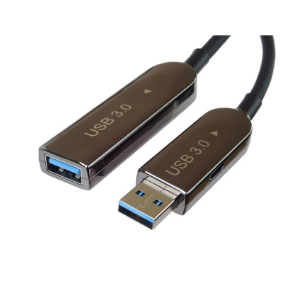 PREMIUMCORD Kabel USB3.0 + 2.0 prodlužovací optický AOC kabel A/Male - A/Female 15m