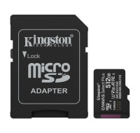 Kingston MicroSDXC karta 512GB Canvas Select Plus, U3, V30, A1, SD Adaptér