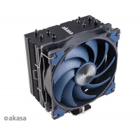 AKASA chladič CPU Alucia H4, Heatpipes, Black fins