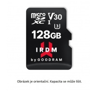 GOODRAM microSDXC karta 64GB IRDM (R:100/W:70 MB/s), UHS-I Class 10, U3, V30 + Adapter