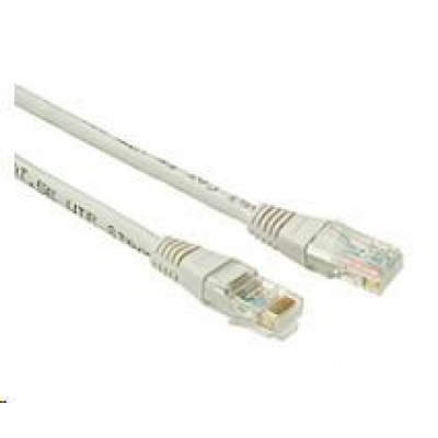 Solarix Patch kabel CAT5E UTP PVC 2m sedy non-snag-proof
