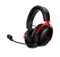 HyperX Cloud III Wireless BLK/RED GAM HEADSET - Sluchátka k PC