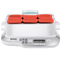 Tefal YG660 jogurtovač, 600 W, 6 nádob, bílá