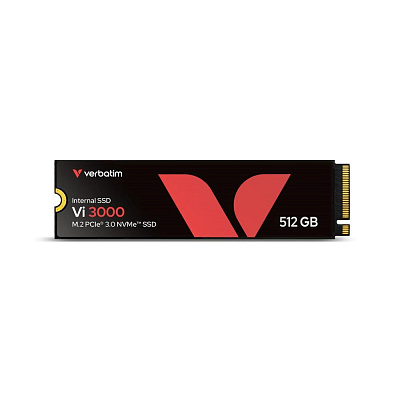 VERBATIM SSD Vi3000 Internal PCIe NVMe M.2 SSD 512GB , W 2500/ R 3300 MB/s