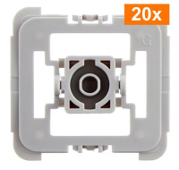 Homematic IP Adaptér Gira 55, set 20ks - EQ3-ADA-G55-20