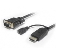 PREMIUMCORD Převodník HDMI na VGA s microUSB napájením