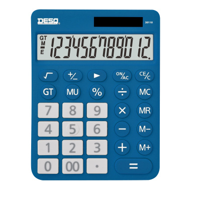 DESQ Kalkulačka XL, tmavě modrá