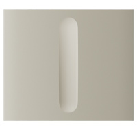 Ajax  CenterButton (Dimmer) vertical - Středový kryt stmívatelného tlačítka, vertikální instalace, slonová kost