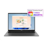 ASUS NTB Vivobook S16 (S3607CA-RP064W), Ultra 5 225H, 16" 1920x1200, 16GB, 1TB SSD, Intel, W11 Home, Matte Gray