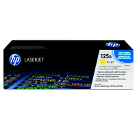 HP 125A Yellow LJ Toner Cart, CB542A (1,400 pages)