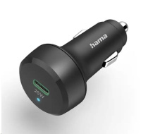 Hama rychlá USB nabíječka do vozidla, USB-C PD/QC 25 W