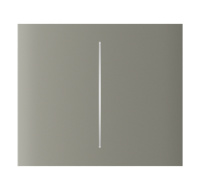 Ajax  CenterButton (2-gang) vertical - Středové dvou tlačítko, vertikální instalace, olivová