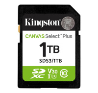 Kingston SDXC karta 1TB Canvas Select Plus, U1, V10, A1