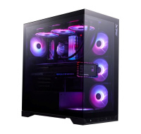 BAZAR - ADATA XPG case INVADER X BTF Mid-Tower, bez zdroje, 5x 120mm Fan, Černá, poškozený obal