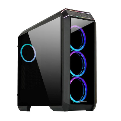 BAZAR - CHIEFTEC skříň STALLION II, ATX, 1x USB-C 3.2, 2x USB 3.1, 1x USB 2.0, 4x 120mm RGB Fan, černá - Po opravě (Komp