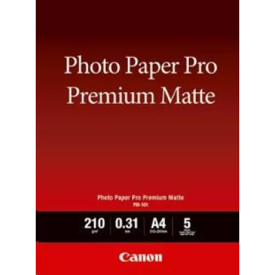 Canon fotopapír PREMIUM MATTE PM-101,  A4, 20ks, 210g/m