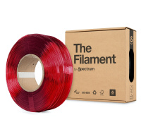 Spectrum The Filament ReFill PETG 1.75mm Transparent Red 1kg