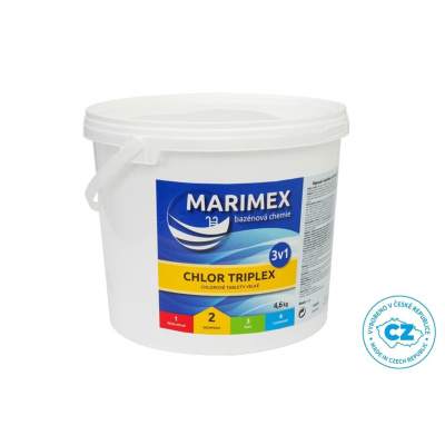 Marimex Chlor Triplex 4,6 kg - bazénová chemie - DEZINFEKCE