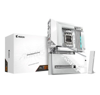 GIGABYTE MB Sc AM5 X870 AORUS STEALTH ICE, AMD X870, 4xDDR5, 1xHDMI, 2xUSB4, WiFi