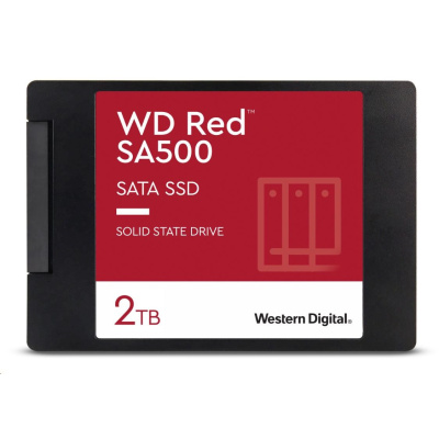 WD RED SSD 3D NAND WDS200T2R0A 2TB SATA/600 Powered by SanDisk, (R:560, W:530MB/s), 2.5"
