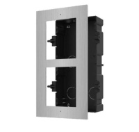 HIKVISION DS-KD-ACF2/S, 2-rámeček interkomu pro zápustnou montáž; nerez