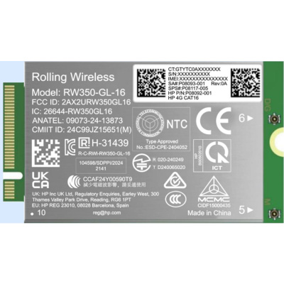 HP 4G LTE-Advanced Pro (Cat 16) WWAN (EB 6 G1i/G1a, PB 4 G1i/G1a)