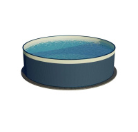 CF nadzemní bazén s ocelovou stěnou - 350 x 90 cm, Antrazit / Sand