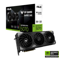 ASUS VGA NVIDIA GeForce RTX 5070 TUF GAMING 12GB, 12GB GDDR7, 3xDP, 1xHDMI