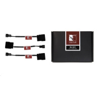 NOCTUA Adaptér NA-SAC1, 3x, Molex na 3-pin ventilátor, černá