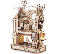 RoboTime 3D dřevěné mechanické puzzle Tiskařský lis