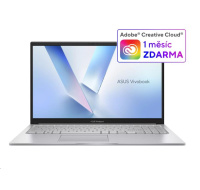 ASUS NTB Vivobook 15 (X1504VA-BQ4037W), i3-1315U, 15.6" FHD, 8GB, 512GB SSD, Intel, W11 Home, Cool Silver