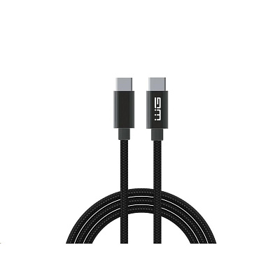 WG - Datový kabel Type-C na Type-C, 50 cm, černá